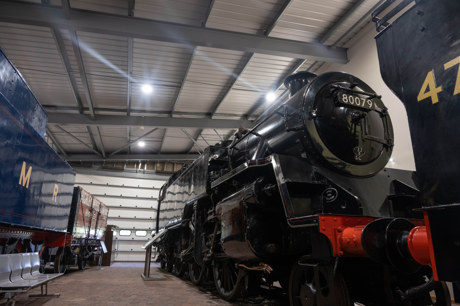 Photo of 80079 steam at Severn Valley Railway Highley Engine House