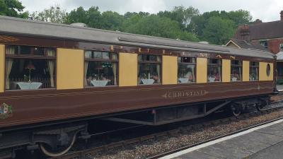 Christine coach at Bluebell Railway - Kingscote. &copy; MikeMOL