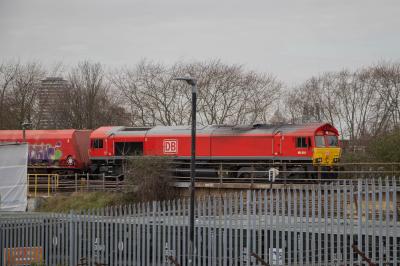 66010 at Culvert Road Bridge. &copy; Zain