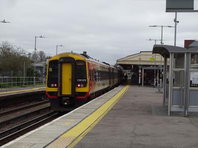 159105 at Basingstoke. &copy; Western Campaigner