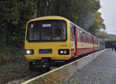 144011,143625 at Keighley & Worth Valley Railway - Ingrow. &copy; Brodie