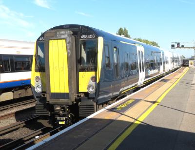 458406 at Clapham Junction. &copy; Geoff