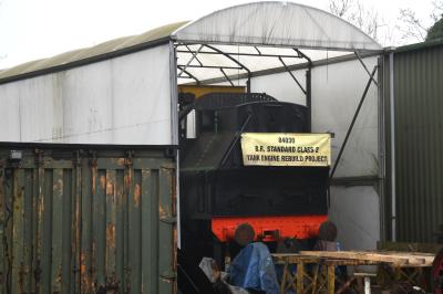 84030 steam at Bluebell Railway - Sheffield Park. &copy; MJM