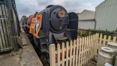 92240 steam at Bluebell Railway. &copy; South Coast Trainspotter
