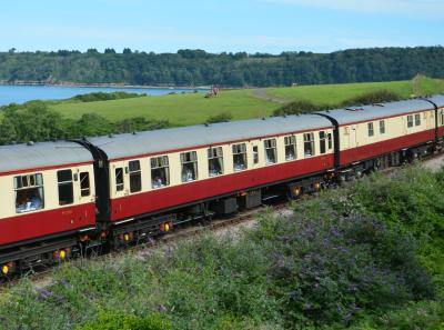 3100 coach at Dartmouth Steam Railway - Waterside. &copy; AJax