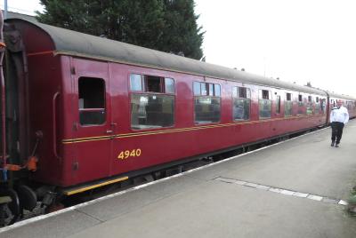4940 coach at Severn Valley Railway - Kidderminster. &copy; Geoff