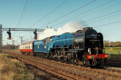 60532 Steam at Golborne Junction. &copy; stevexos