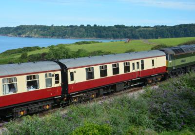 17013 coach at Dartmouth Steam Railway - Waterside. &copy; AJax
