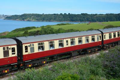 3045 coach at Dartmouth Steam Railway - Waterside. &copy; AJax