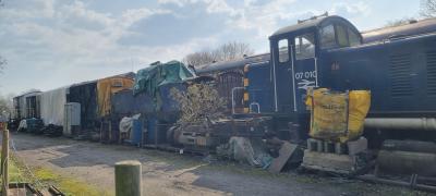 Army 610 D2,07010 at Avon Valley Railway. &copy; GWRailFan