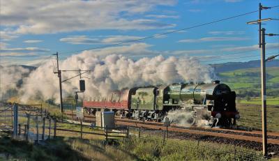 46115 Steam at Scout Green. &copy; stevexos