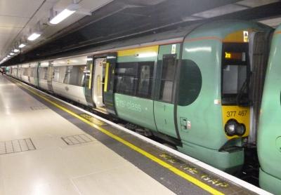 377467 at London Victoria. &copy; BigKev