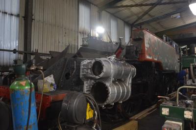 80135 steam at North Yorkshire Moors Railway - Grosmont TMD. &copy; AJax
