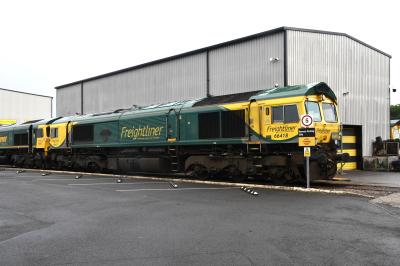 66418 at Leeds Vehicle Maintenance Facility (Leeds Midland Road). &copy; MJM