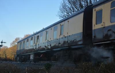 35326 coach at South Devon Railway - Bishops Bridge Loop. &copy; AJax
