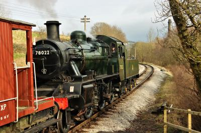 78022 Steam at Keighley & Worth Valley Railway - Haworth. &copy; stevexos