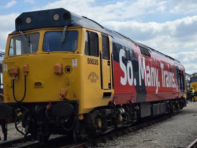 50035 at Derby - The Greatest Gathering 2025. &copy; MikeMOL