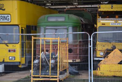 BT 663 at Rigby Road Depot (Blackpool Tramway). &copy; AJax