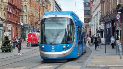 MM 20 at Corporation Street (West Midlands Metro). &copy; MemberOfThePublic