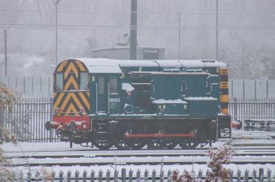 08663 at Newton Aycliffe - Hitachi factory. &copy; South Coast Trainspotter