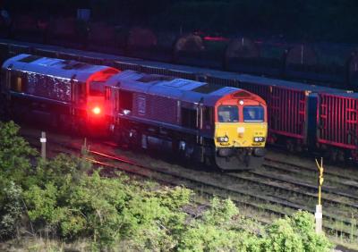 66165 at Tees Yard. &copy; MJM