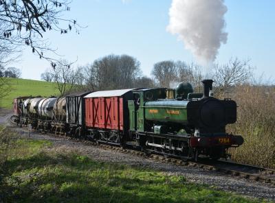 7754 steam at East Somerset Railway - Mendip Vale. &copy; AJax