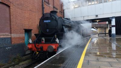 44871 steam at Leicester. &copy; MemberOfThePublic