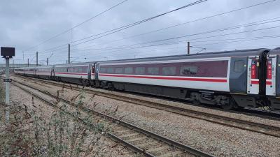 12303 coach at Peterborough. &copy; Geoff