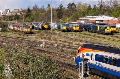 56077 at Leicester. &copy; Shotts