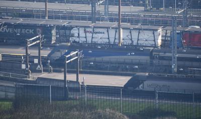 9704 at Cheriton Eurotunnel. &copy; MJM