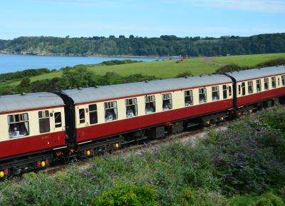 3148 coach at Dartmouth Steam Railway - Waterside. &copy; AJax