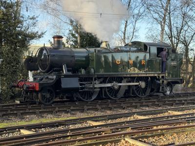 4144 steam at Didcot Railway Centre. &copy; Cookey84