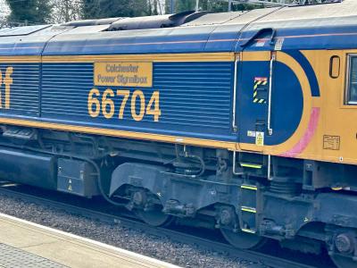 photo of 66704 at Stafford
