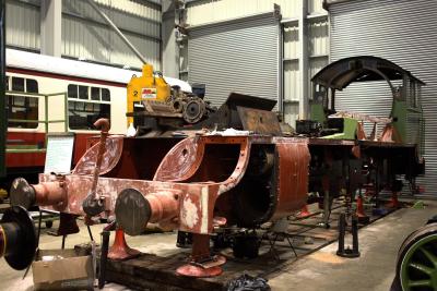 246 Steam at Bo'ness & Kinneil Railway. &copy; stevexos