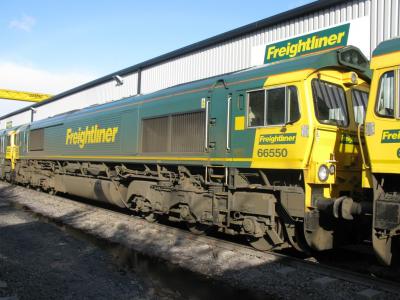 66550 at Leeds Vehicle Maintenance Facility (Leeds Midland Road). &copy; Byron5574