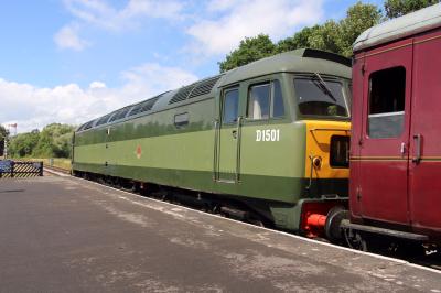 D1501 at Peak Rail. &copy; al66class59