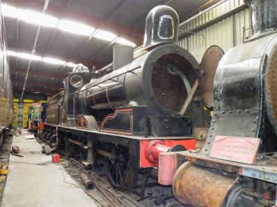 LYR 1300 steam at Ribble Steam Railway. &copy; llamafish
