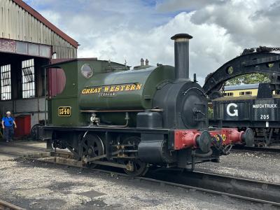 1340 steam at Didcot Railway Centre. &copy; Cookey84