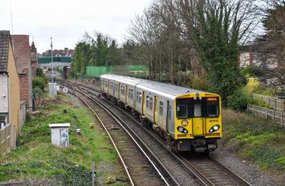 507015 at Birkenhead North. &copy; Brodie