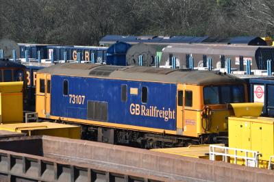 73107 at Tonbridge West Yard. &copy; MJM