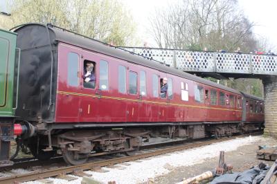 43003 coach at Keighley & Worth Valley Railway - Haworth. &copy; ConnorsRailPhotography