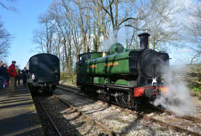 7754 steam at East Somerset Railway - Mendip Vale. &copy; AJax