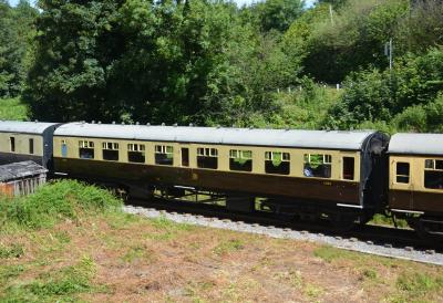 GWR1295 coach at South Devon Railway - Hood Bridge. &copy; AJax