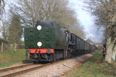 34059 steam at Bluebell Railway - Horsted Keynes. &copy; SirArchie34059