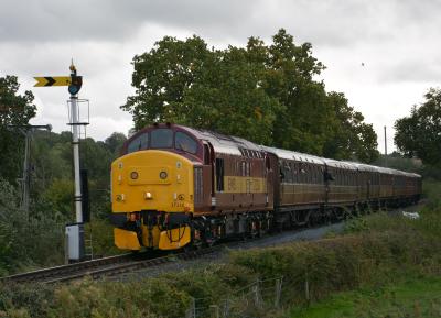 37250 at Severn Valley Railway - Hampton Loade Waterworks Crossing. &copy; AJax