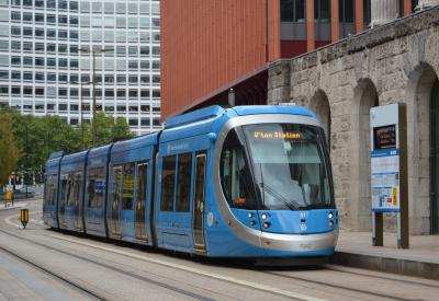 MM 51 at Town Hall (West Midlands Metro). &copy; AJax