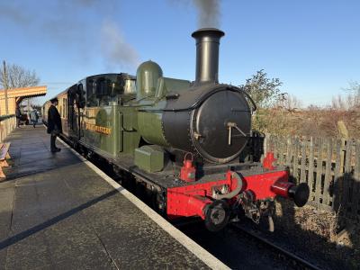 1466 steam at Didcot Railway Centre. &copy; Cookey84