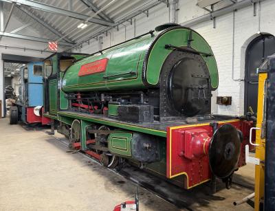 P2142 steam at Darlington 1861 Shed. &copy; AJax