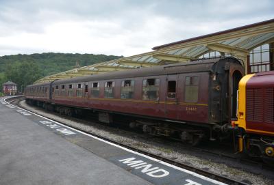 4467 coach at Keighley & Worth Valley Railway - Keighley. &copy; AJax
