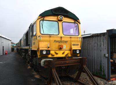 66591 at Leeds Vehicle Maintenance Facility (Leeds Midland Road). &copy; MJM